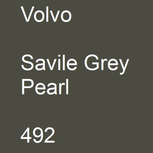 Volvo, Savile Grey Pearl, 492.